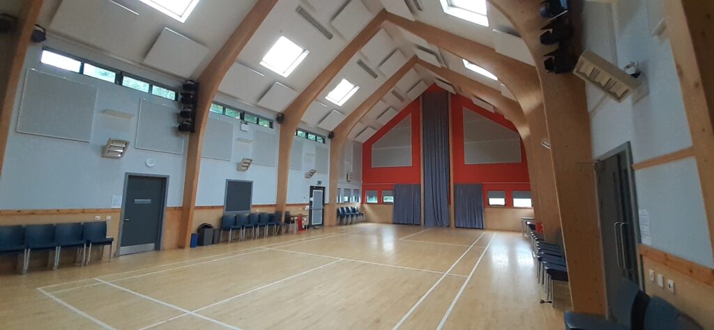 Photograph of our main hall